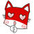 heart fox